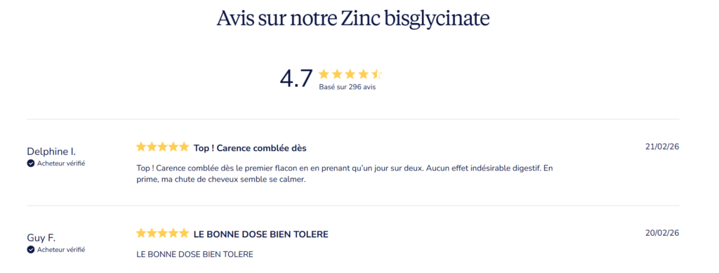 avis clients zinc dynveo