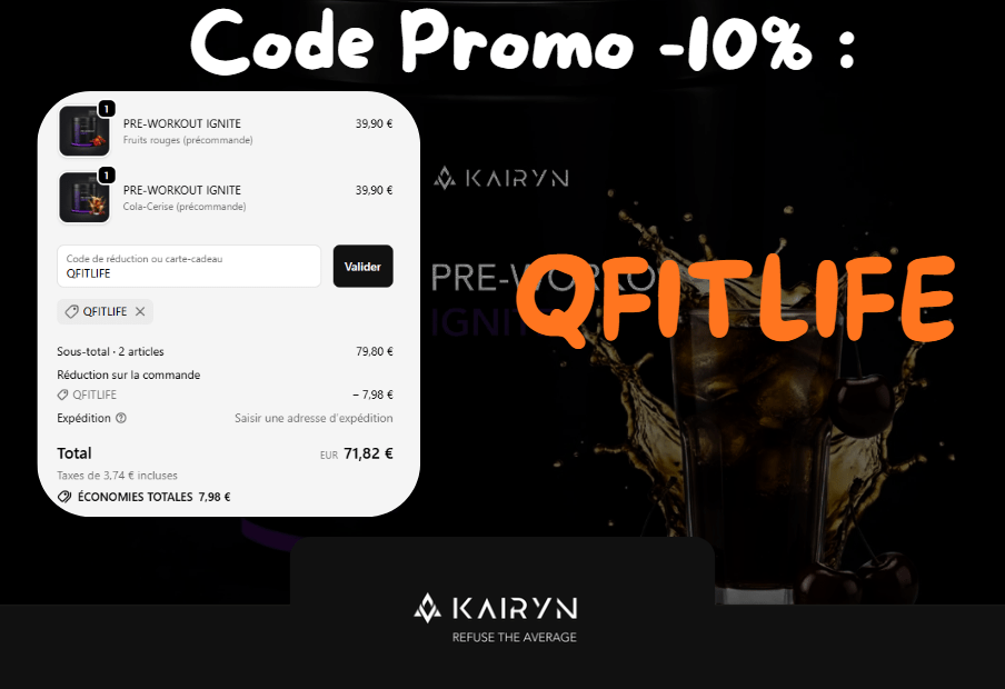 code promo kairyn