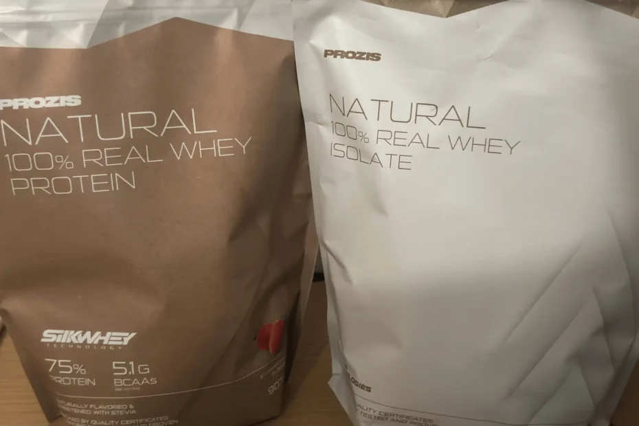 whey concentrée vs whey isolate de chez prozis