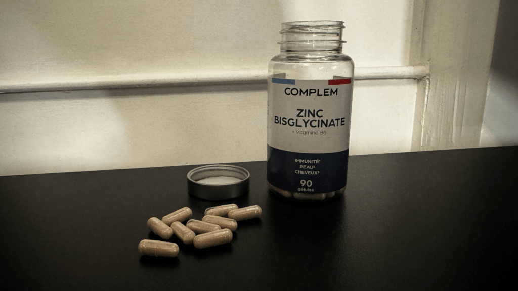 le zinc bisglycinate que je consomme la matin
