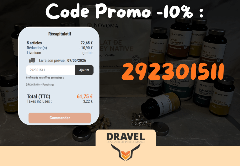 Code promo Dravel Nutrition
