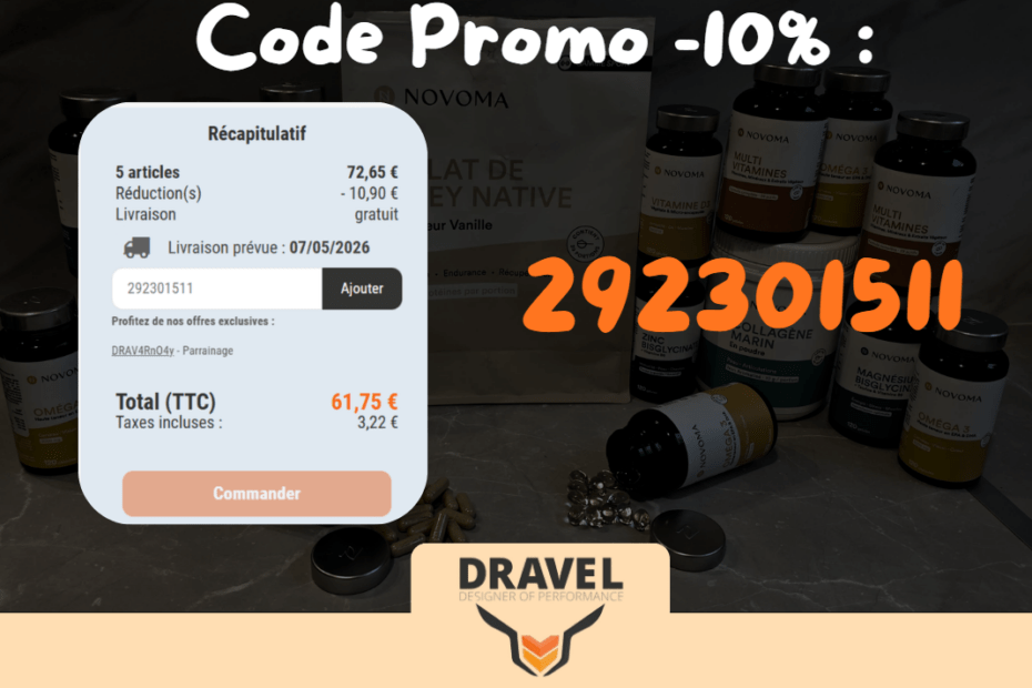 Code promo Dravel Nutrition