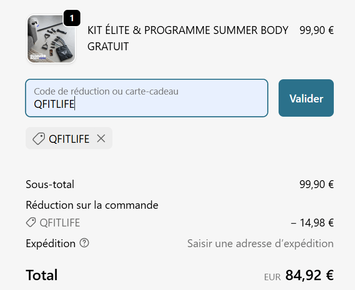 Comment utiliser le code influenceur SmartWorkout
