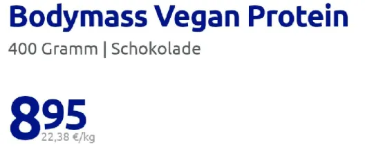 prix Vegan Protein BodyMass Action