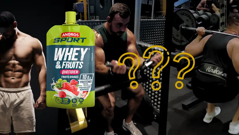 avis Gourde Whey & Fruits Andros Sport