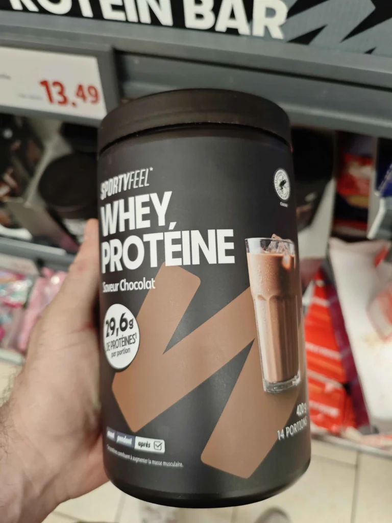 mon test Whey Sportyfeel Lidl