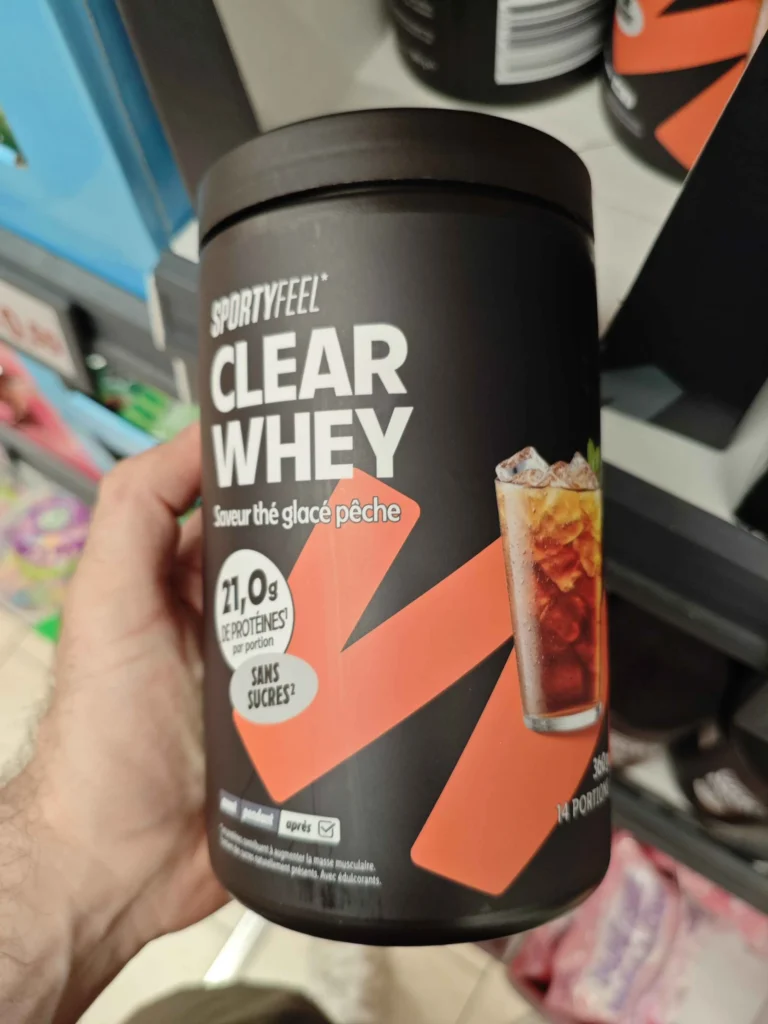 mon test clear Whey Sportyfeel Lidl