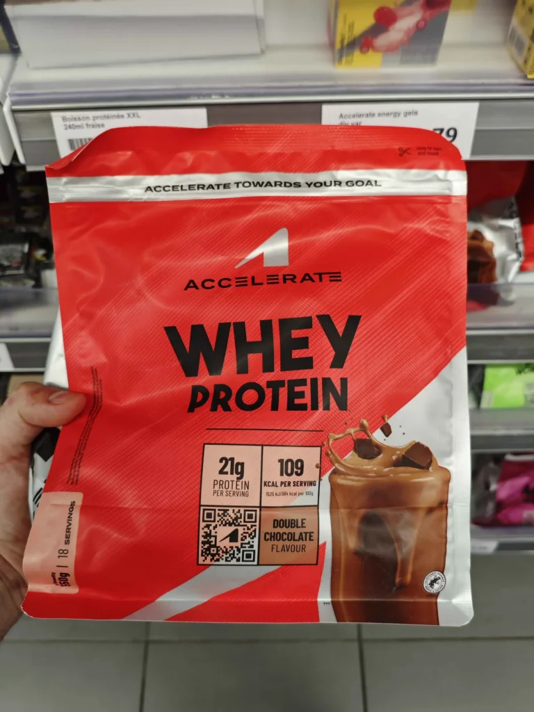 mon test Whey Accelerate Nutrition