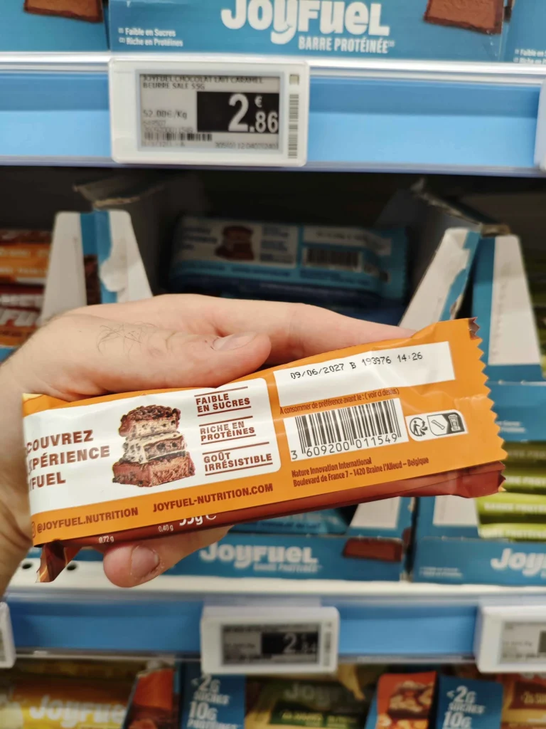 composition Barre Prot&eacute;ine Joyfuel