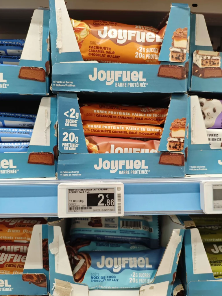 prix en magasin Barre Prot&eacute;ine Joyfuel