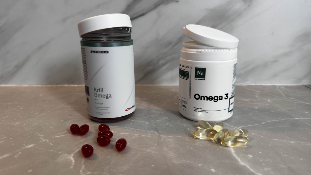 oméga 3 vs huile de krill