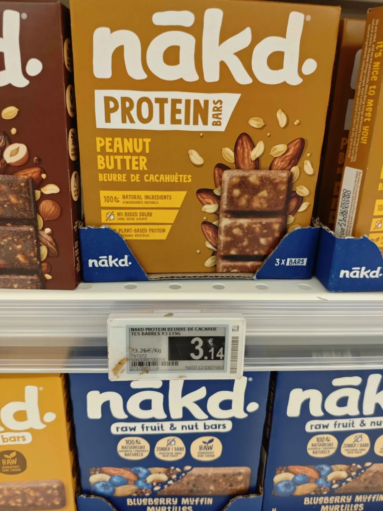prix en magasin Barre proteine NAKD