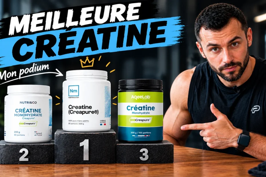 Les meilleures cr&eacute;atine que j'ai test&eacute;s pour faire ce classement complet