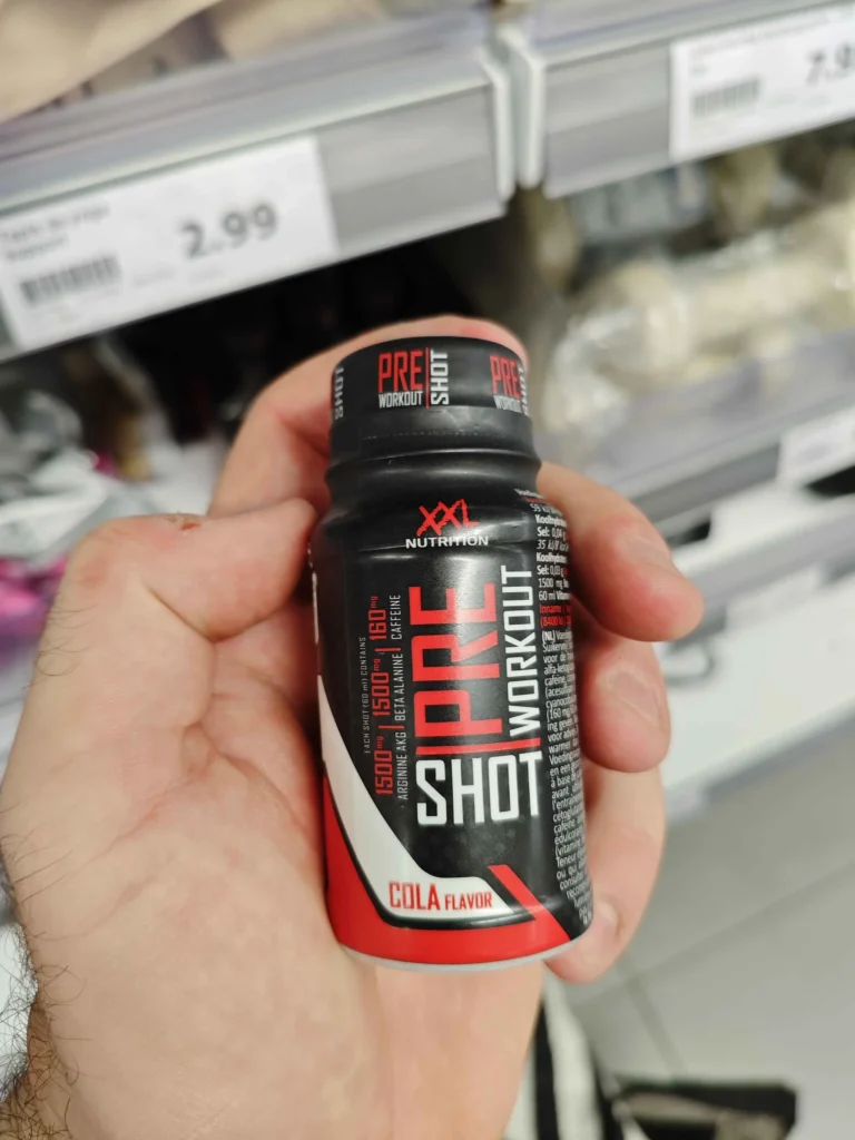 Avis Pre-Workout Shot (version Action)