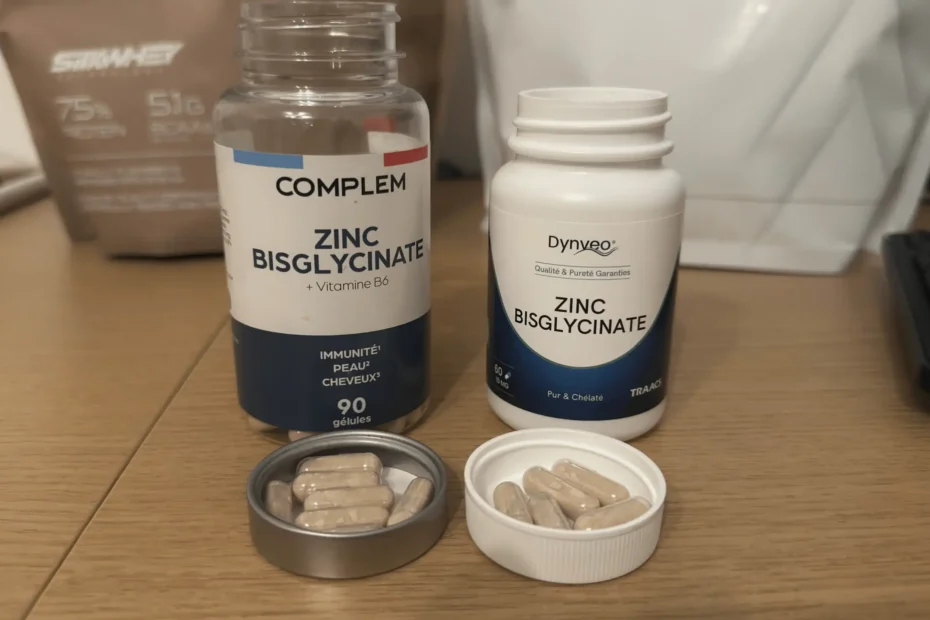 la dose de zinc que je prend chaque jour