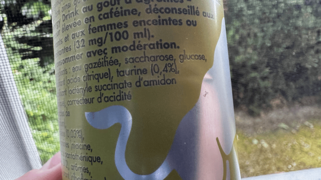 Bienfaits de la taurine 