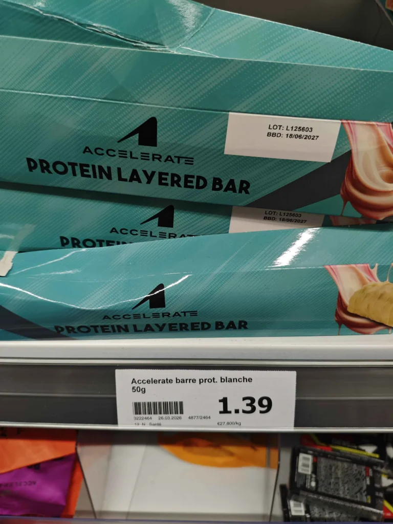 prix barre accelerate nutrition