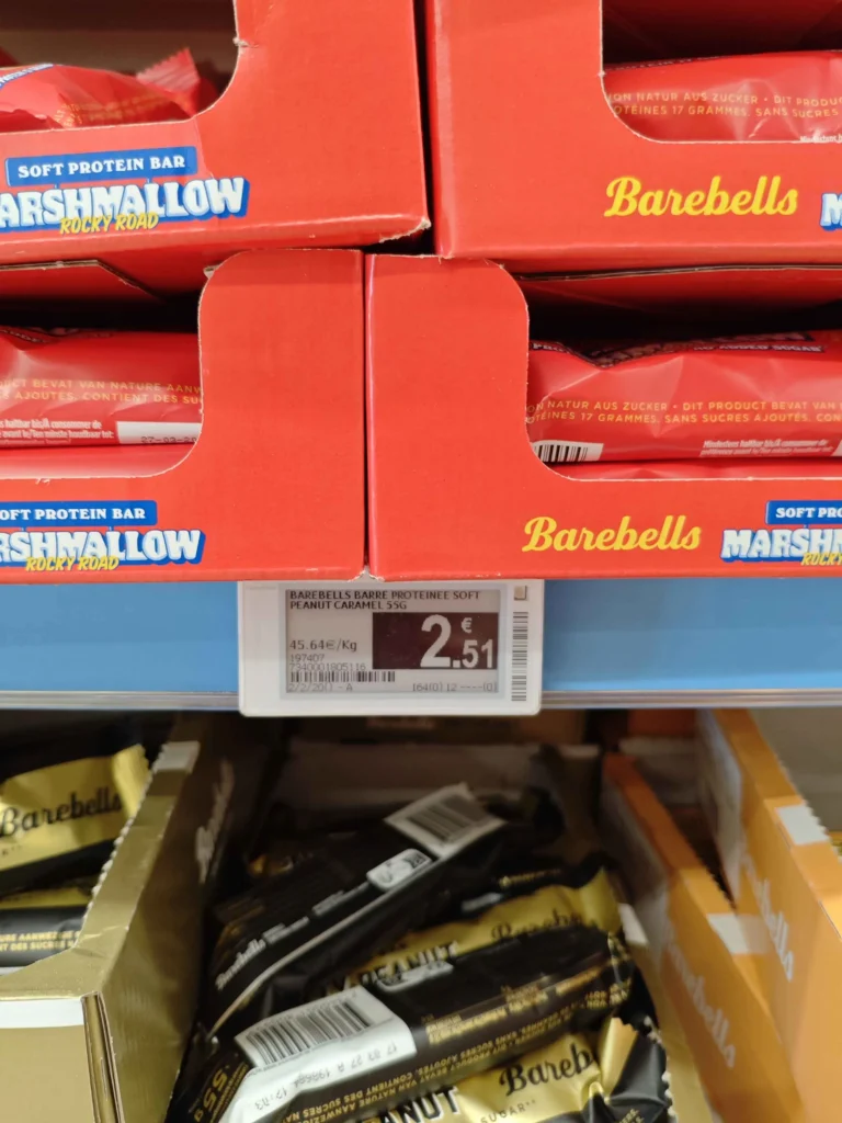 prix en magasin Barre Proteine Barebells