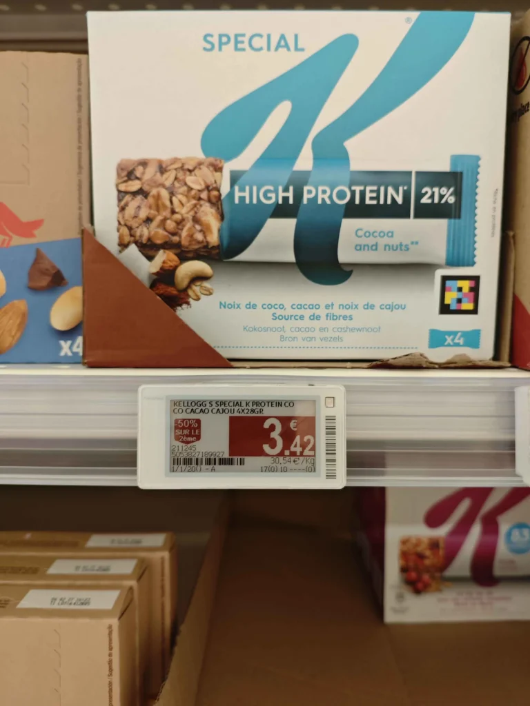 prix en magasin Barre High Protein Special K