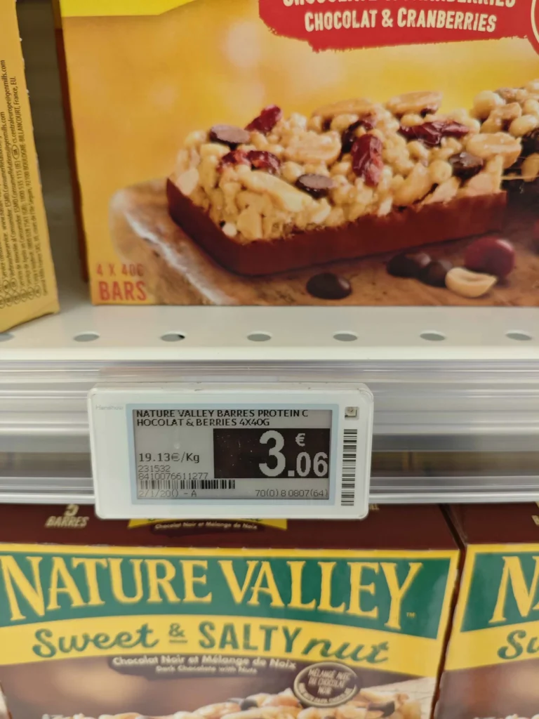 prix en magasin Barre Protéine Nature Valley