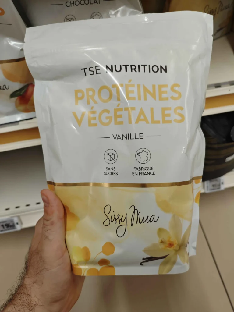 mon test Prot&eacute;ines V&eacute;g&eacute;tales TSE Nutrition Sissy Mua