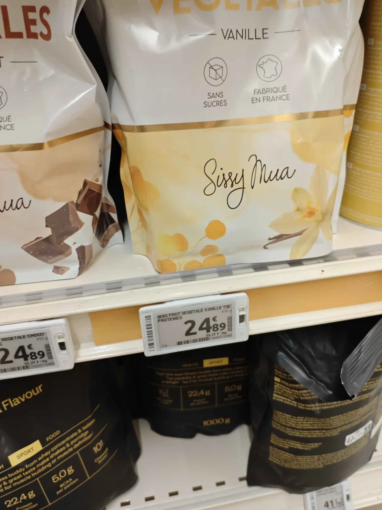 prix en magasin Prot&eacute;ines V&eacute;g&eacute;tales TSE Nutrition Sissy Mua
