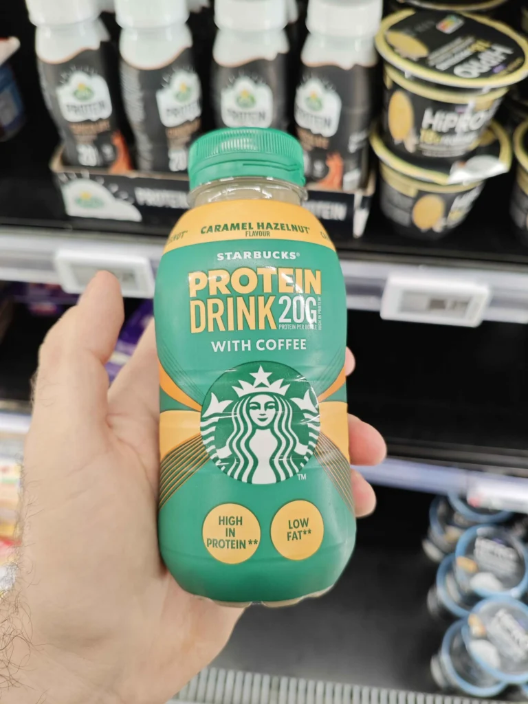 mon test Boisson Starbucks Protéinée au Café