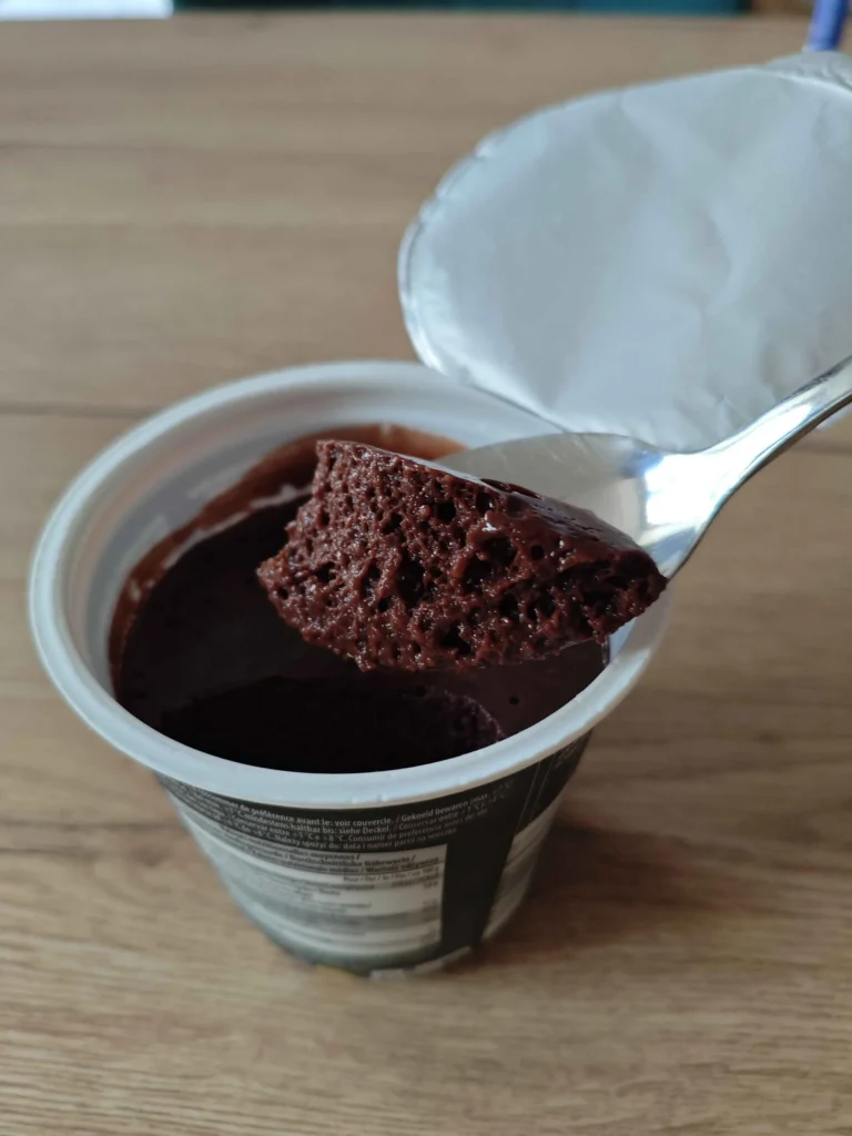texture mousse protéinée Milsani Aldi