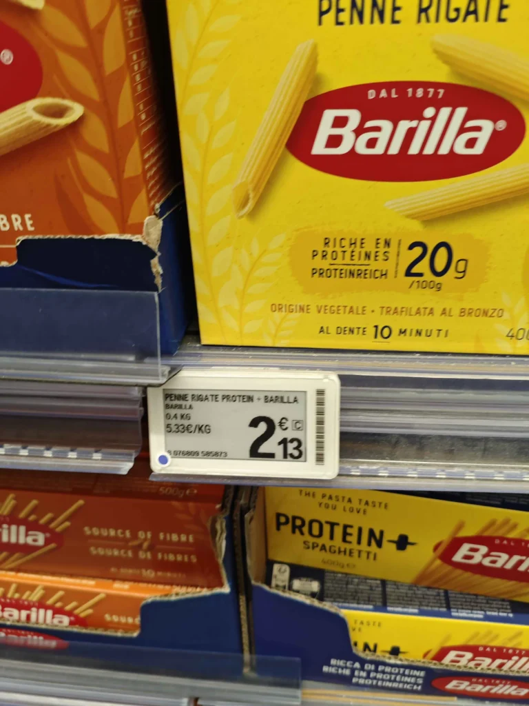 prix pâte protéine Barilla Protein
