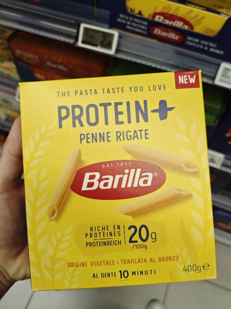mon teste pâte protéine Barilla Protein