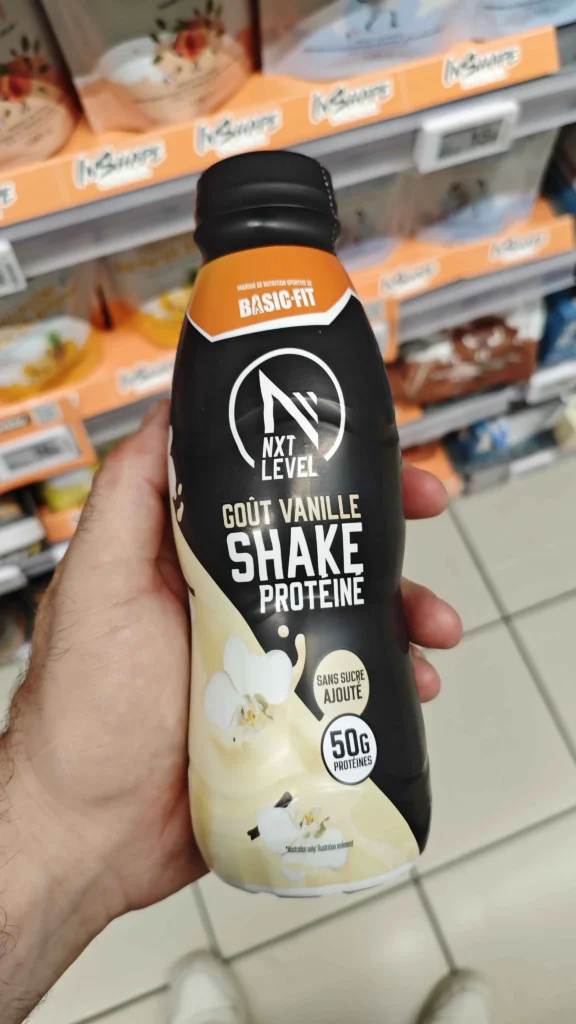 test shake protéiné NXT Level Basic-Fit