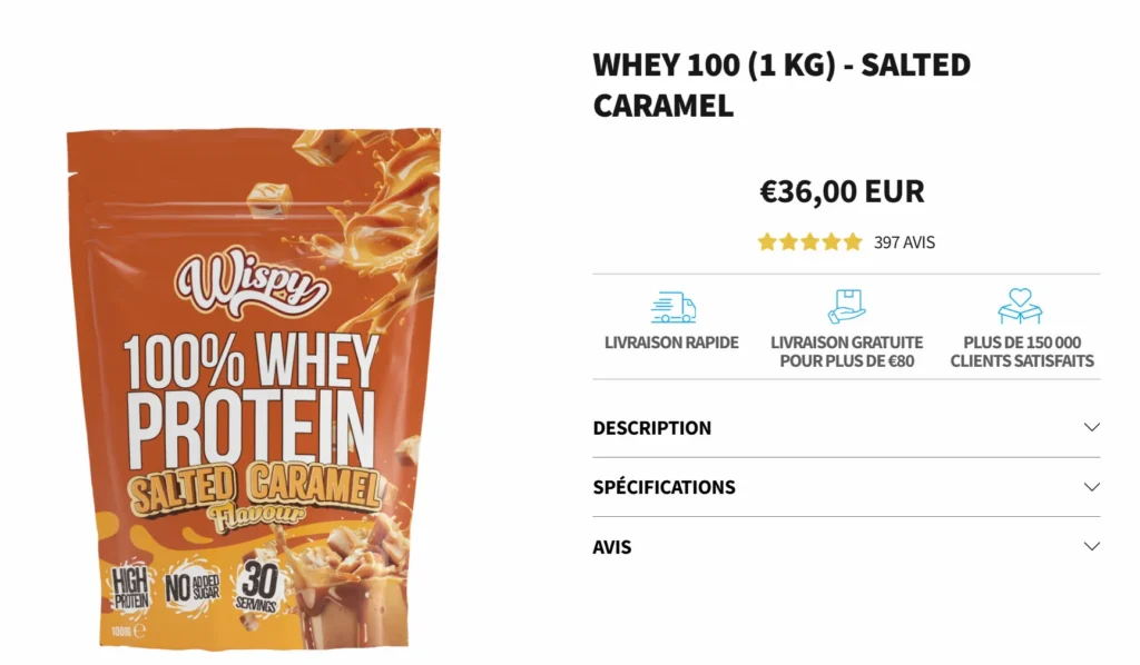 prix Whey Normal Wispy