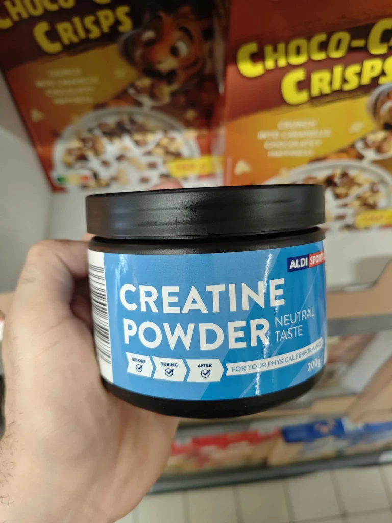 test créatine Aldi Sports