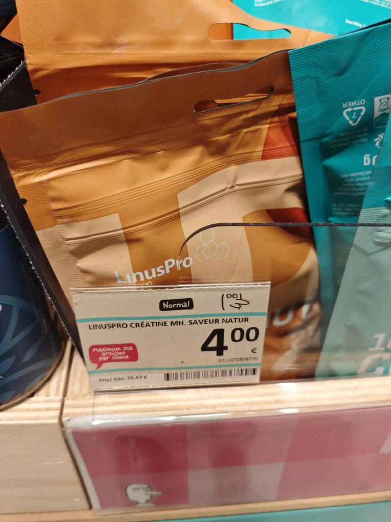 prix cr&eacute;atine Normal LinusPro