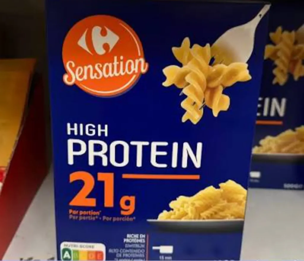 mon test P&acirc;tes Protein Carrefour Sensation