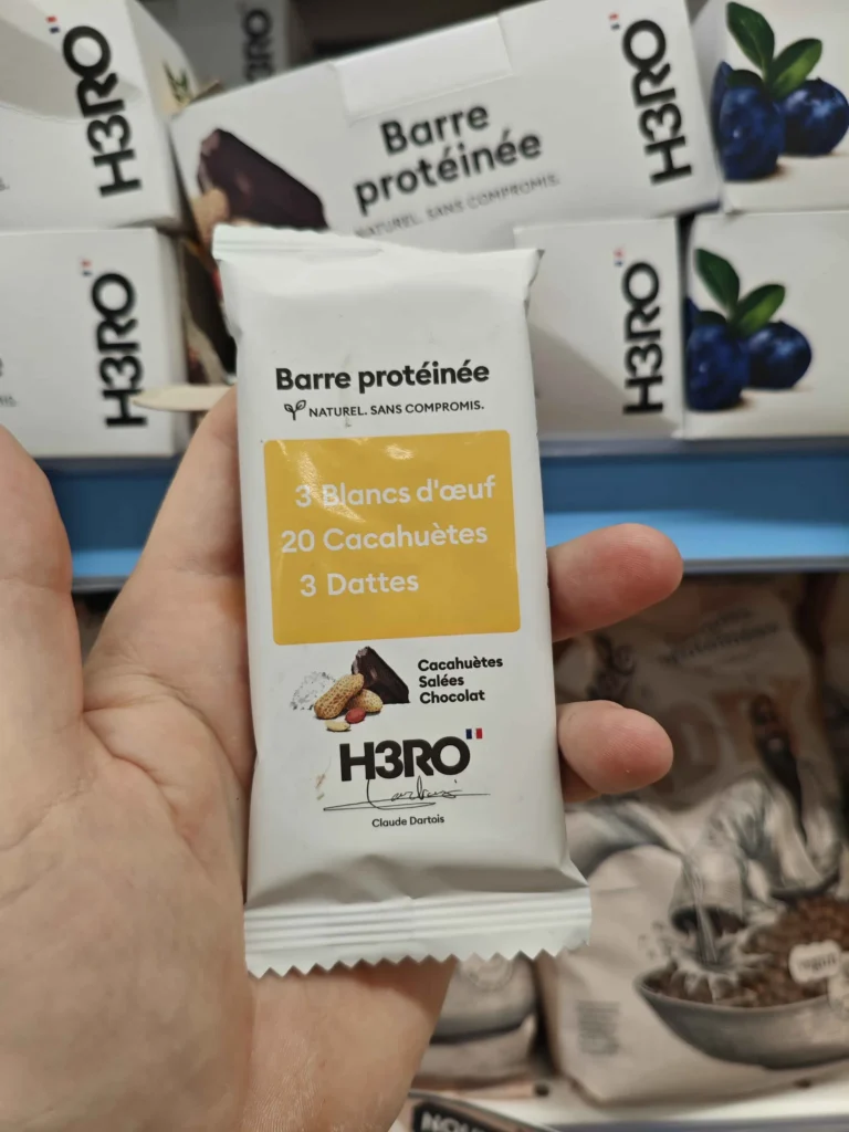 mon test Barre Protéine H3RO