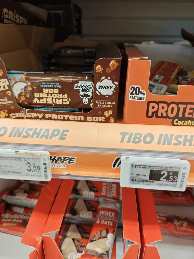 prix en magasin barre tibo inshape nutrition