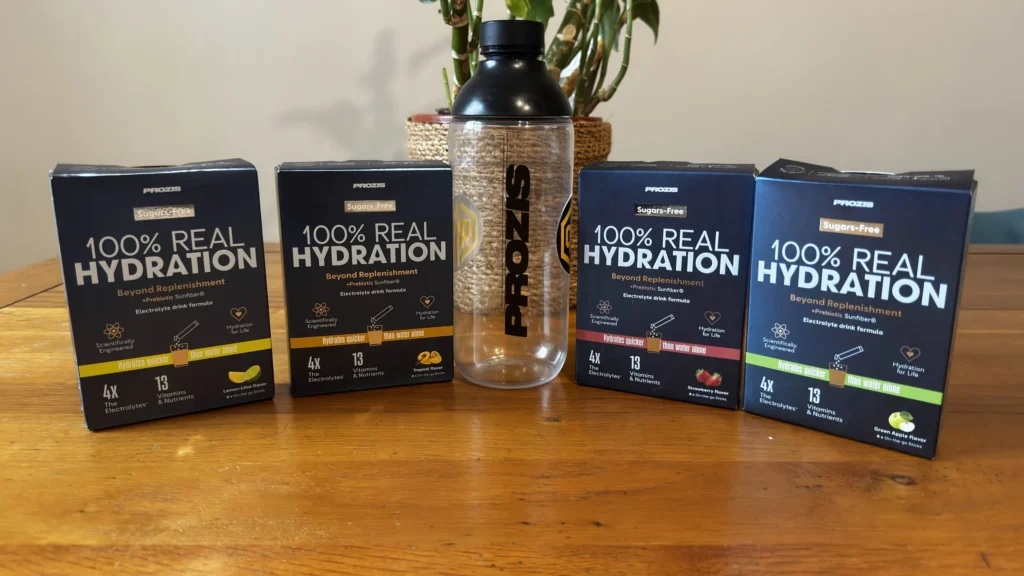 mon test Prozis 100% Real Hydration électrolytes