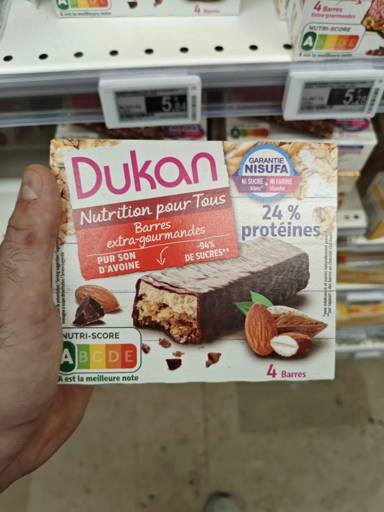 je teste Barre prot&eacute;ine Dukan