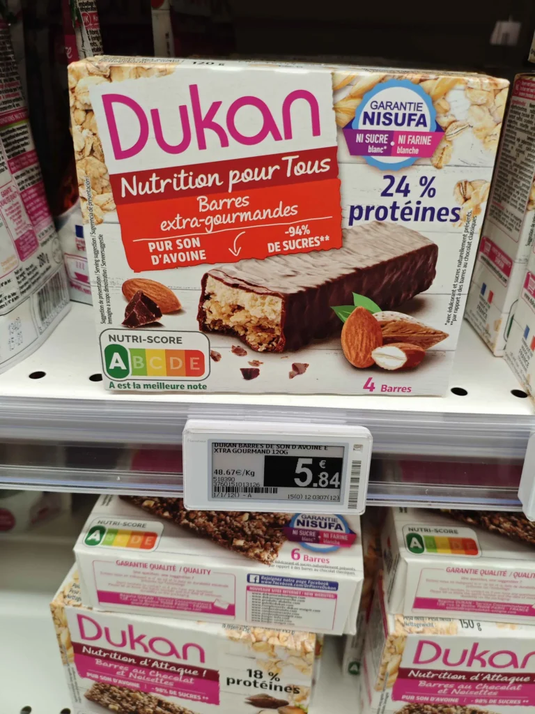 prix en magasin Barre prot&eacute;ine Dukan