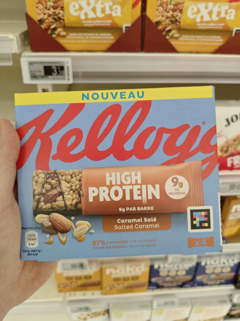 Mon test Barre Kellogg's High Protein