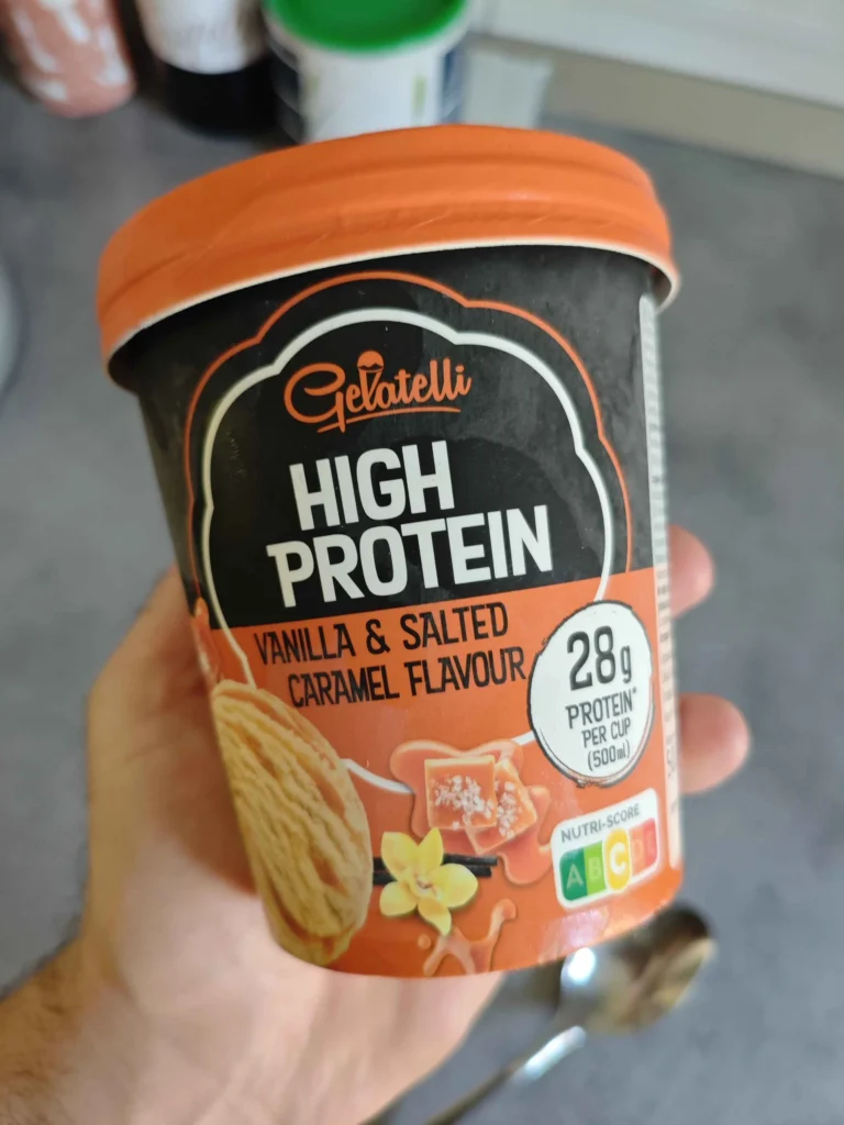 glace protéinée Lidl gelatelli