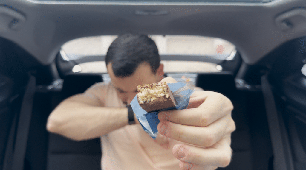 mon test réel Protein Crispy Bar Nutrimuscle